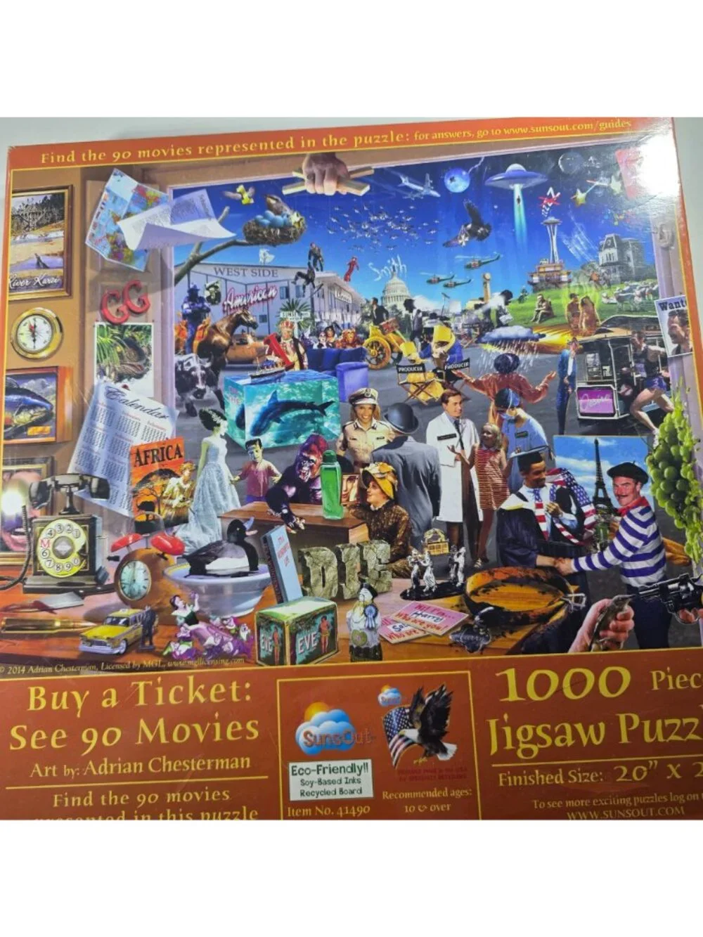 Jigsaw Puzzle Buy A Ticket thousand Piece Adrian Chesterman 20